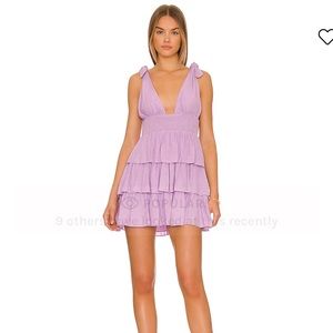 Small purple Lovers and Friends mini dress